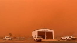 Dust Storm at Barratta Condobolin NSW