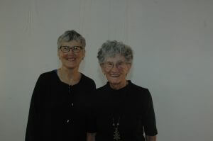 Carol Lukins and Betty Berry enjoyed the show. Image Credit: Kathy Parnaby.