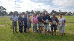 Trundle recognised their services - NSW Police, NSW Ambulance, NSW RFS Branches – Backwater, the Troffs, Trundle Village, Bruie Plains, Blow Clear, Sandy Creek NSW Health SES – Donald Wright.