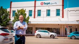 Below - NSW Nationals Upper House MP, Sam Farraway is excited a K-Mart is coming to Forbes. It will be positioned in the current Target Country store.