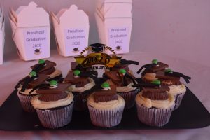 Graduates each received a beautiful cupcake to take home. Image Credit: Melissa Blewitt.