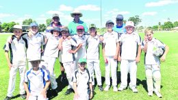 The Condobolin Under 12s Intertown Cricket Team headed to West Wyalong for the final round of the Lachlan Valley Under 12 Intertown Cricket Competition for the season. They came away with an wonderful win. Image Contributed.
