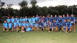The Condo V’s Condo Men’s Wellbeing Rugby Match, played on Saturday, 10 April was dedicated the Wade Grogan. Image Credit: Marion Wighton-Packham.
