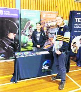 Darcy Hope had the opportunity to look at different career paths at the Tertiary Awareness Day at Forbes on 21 April. Image Credit: Condobolin High School Newsletter (Term Two, Week 4).
