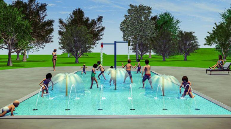An artist’s impression of what the Toddler Pool in Condobolin will look like. Image Credit: Lachlan Shire Council.