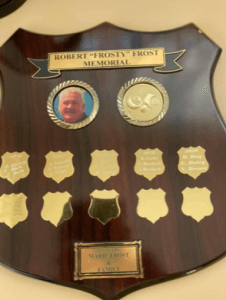 The Robert "Frosty" Frost Memorial Shield. Image: Contributed