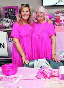 Carolyn Keep and Debbie Veal, the organisers of the ‘Pink Ribbon Day’ fundraiser.
