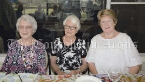 Beryl McSweyn, Lois Terry and Elaine Dawson. Image Credit: Kathy Parnaby.