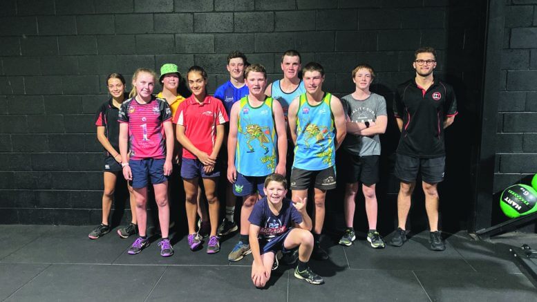 Back Row - Joanna O'Reilly, Juliet King, Blake Dillon, Dylan Bendall, Dylan Browne and Tate Leal. Front Row - Emma Bendall, Amelia O'Reilly, Jack Dillon and Damon Imrie. Squatting - Ricky Murray-Wright.