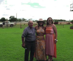 Trainer Rodney Robb with Georgia and Jess Cutcliffe, who were representing the new owners of the Tottenham Hotel. Tottenham Hotel Maiden Plate Race 2 Winner – Looking Forward, Owners: E M Schrader, Trainer: Rodney Robb, Jockey: L. Ribeiro. 2nd: Keep No Secrets, 3rd: Princess Zafirah. Thank you to our sponsor Tottenham Hotel