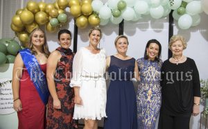 Haidee Yeomans, Rachel Bendall, Amy Smith, Georgie Browing, Lyndsey Douglas, and Caroline Allan enjoyed the Sydney Royal AgShows NSW Young Woman Zone 6 Final. Image Credit: Kathy Parnaby.