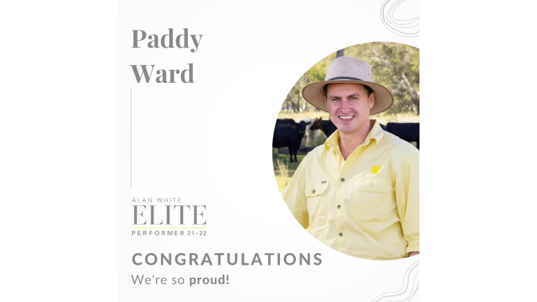 Paddy Ward has been recognised with the prestigious award of Ray White Elite Performer. The program measures each agent’s performance over an entire financial year and sets a very high standard for qualification which Paddy has met only six months into the financial year. Image Credit: Ray White Condobolin Facebook Page.