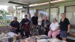 Kiacatoo CWA held their April monthly meeting at Ruth and Bill Worthington’s home. Image Contributed.