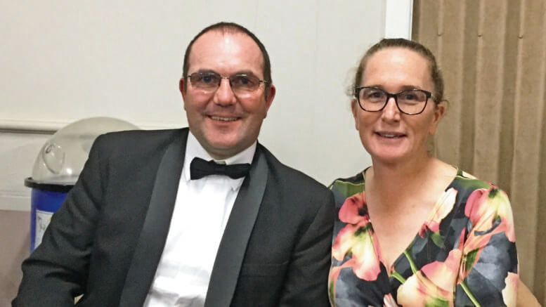 Worshipful Brother Andrew Earney and his wife Anne. Andrew was installed as Master of Lodge Condobolin for the second year recently. Image Contributed.
