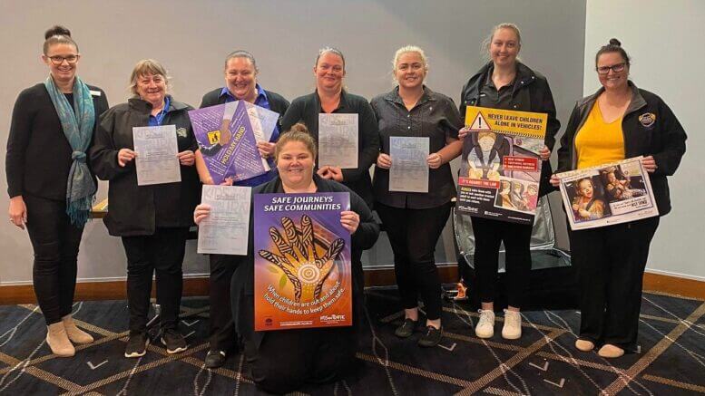 Lachlan Children Services staff attended the Kids and Traffic Early Numeracy in Action Around Road Safety workshop on Tuesday, 24 May. Image Credit: Lachlan Children Services Facebook Page.