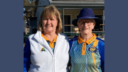 Marilyn Seton (Winner) and Pam Nicholl (Runner-Up). The duo played the final of the Major Singles. Image Credit: Pauleen Dimos.