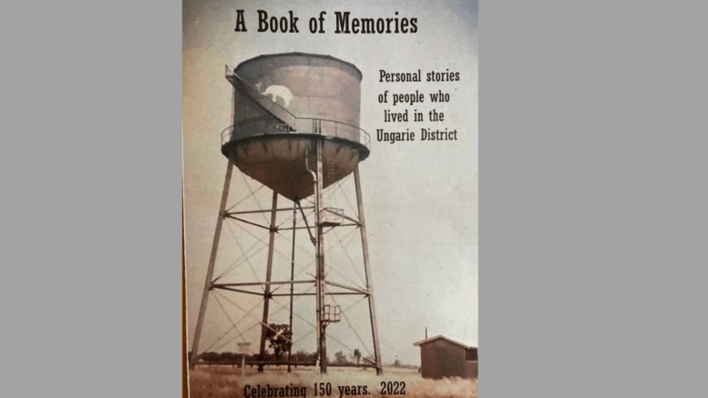 'A Book of Memories' will be launched on Friday 9th September at the start of the Ungarie 150 year celebrations weekend.