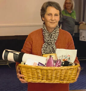 Cathy Skinner from Trundle was the winner of the raffle.