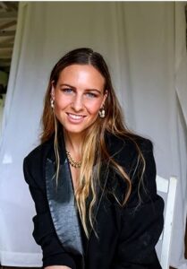 Gabby Neal, is the founder of new Australian fashion brand, INTACT. She is the daughter of Rob and Belinda Neal of Condobolin. Image Credit: Australian Wool Innovation Limited.
