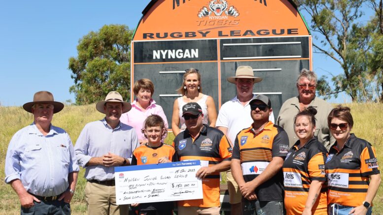 The Nyngan Junior Rugby League Club has been awarded $150,000 from the NSW Liberal and Nationals Government's Stronger Country Communities Fund to improve the spectator experience. "As a proud member of the NSW Nationals who has lived in Barwon all my life, I'm thrilled to see our commitment to supporting regional communities in action." read a post on Annette Turner's Facebook page 'Annette Turner for Barwon'. "Let's show our support and make the most of these fantastic new facilities!" the post concluded. Source and Image Credits: Annette Turner for Barwon Facebook page.