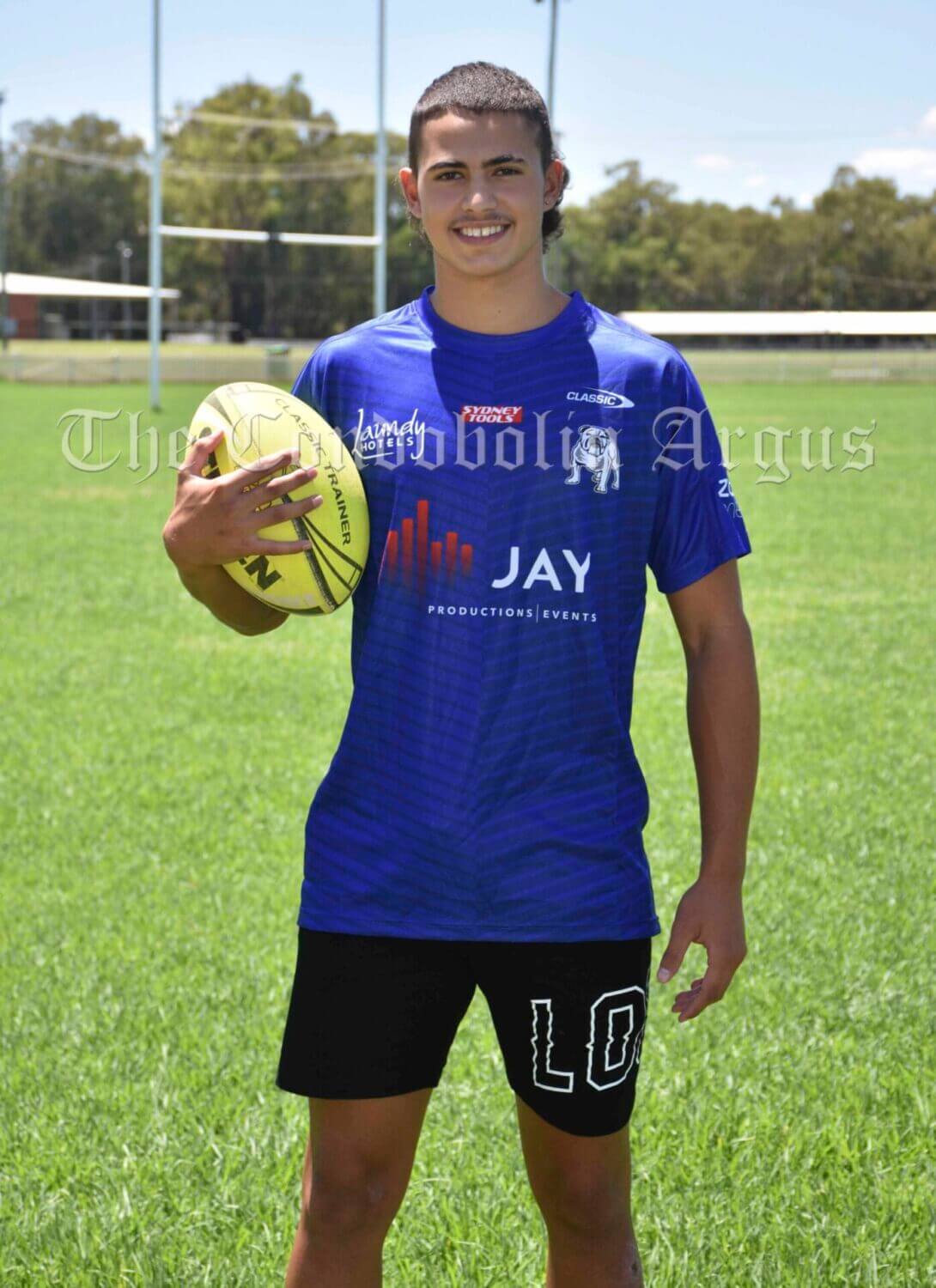 Braith Sloane is very excited to have signed with the Canterbury-Bankstown Bulldogs. Image Credit: Melissa Blewitt.
