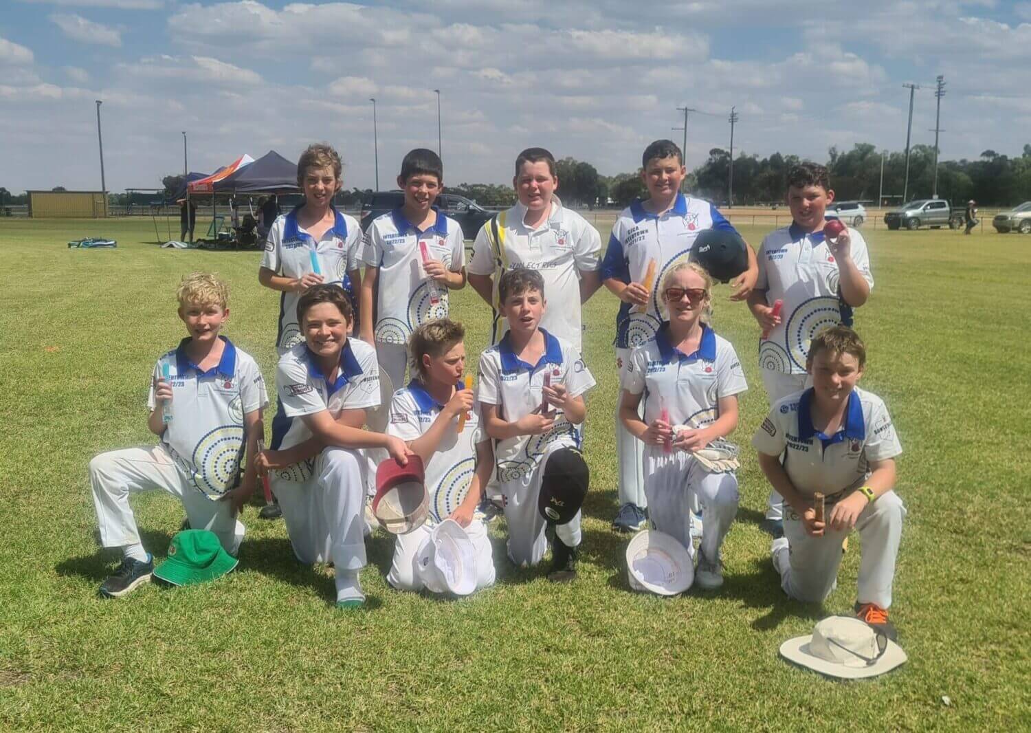 The Condobolin Under 12s Intertown team are off to the Lachlan Cricket Council Grand Final. It was a great day today for the Under 12s as they had a dominant win in their semi-final. They will play their Grand Final next Sunday. Image Credit: Condobolin Junior Cricket Association Facebook Page.