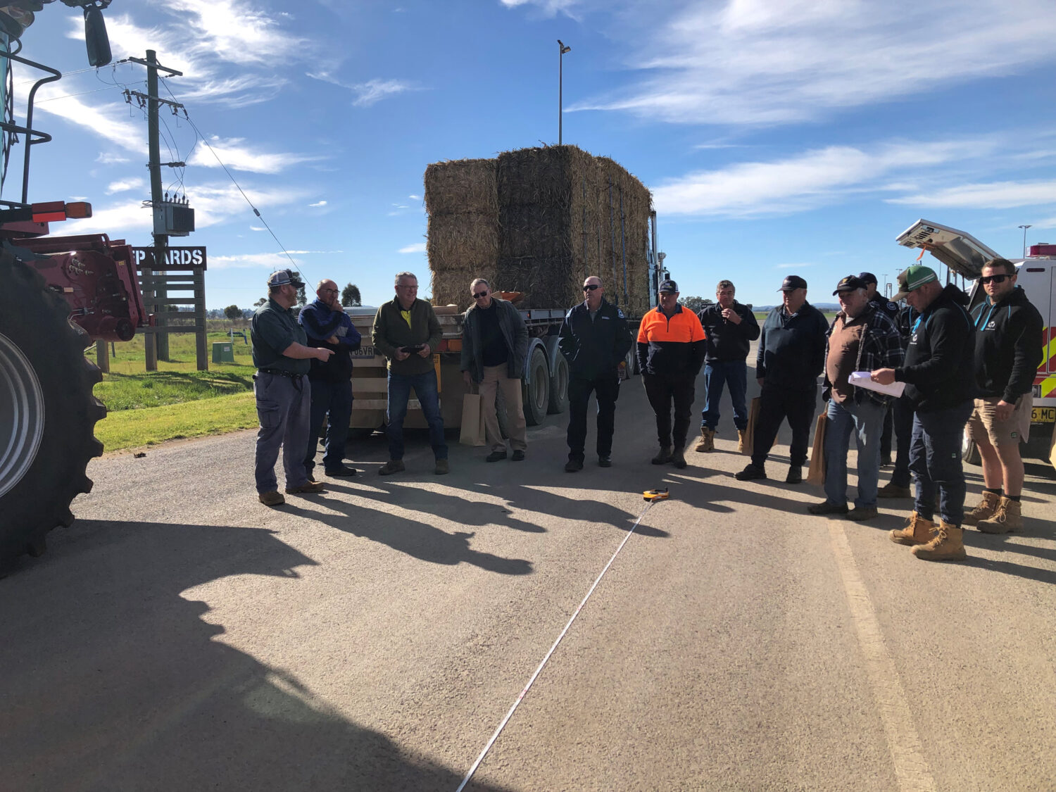 The Be Road Ready for Harvest Field Day, held at the Forbes Central West Livestock Exchange has been hailed a success, with approximately 50 people attending the event. Image Credit: Melanie Suitor.