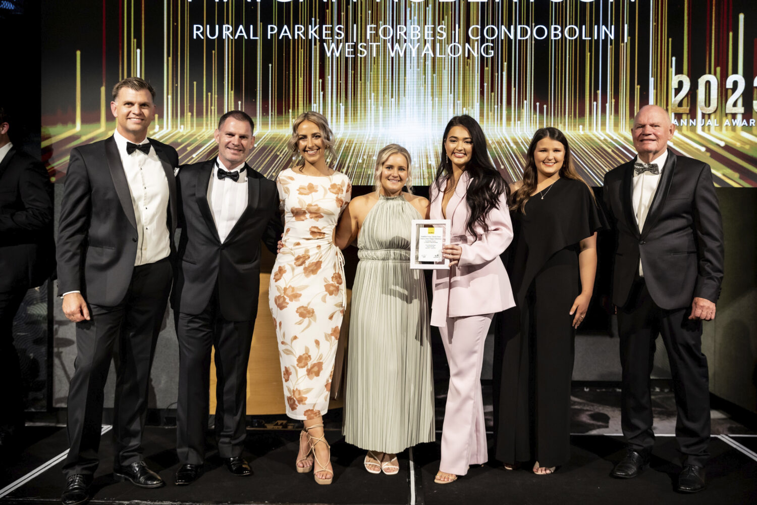 Ray White Parkes, Forbes, Condobolin, West Wyalong was recognised as the Administration Team for the Year at the recent White Rural annual awards. Image Contributed.