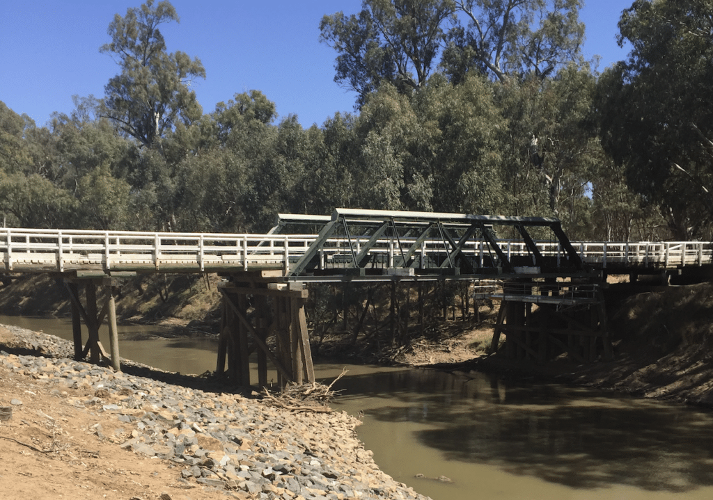 Early work to replace the Warroo Bridge between Condobolin and Forbes commenced on Monday, 9 September to improve transport efficiency, safety and reliability in the region. It is believed these works will take around roughly eight weeks to complete, weather permitting. Image Credit: Transport for NSW.